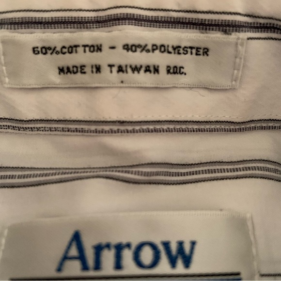 Arrow Princeton Poplin Dress Shirt - Picture 8 of 10